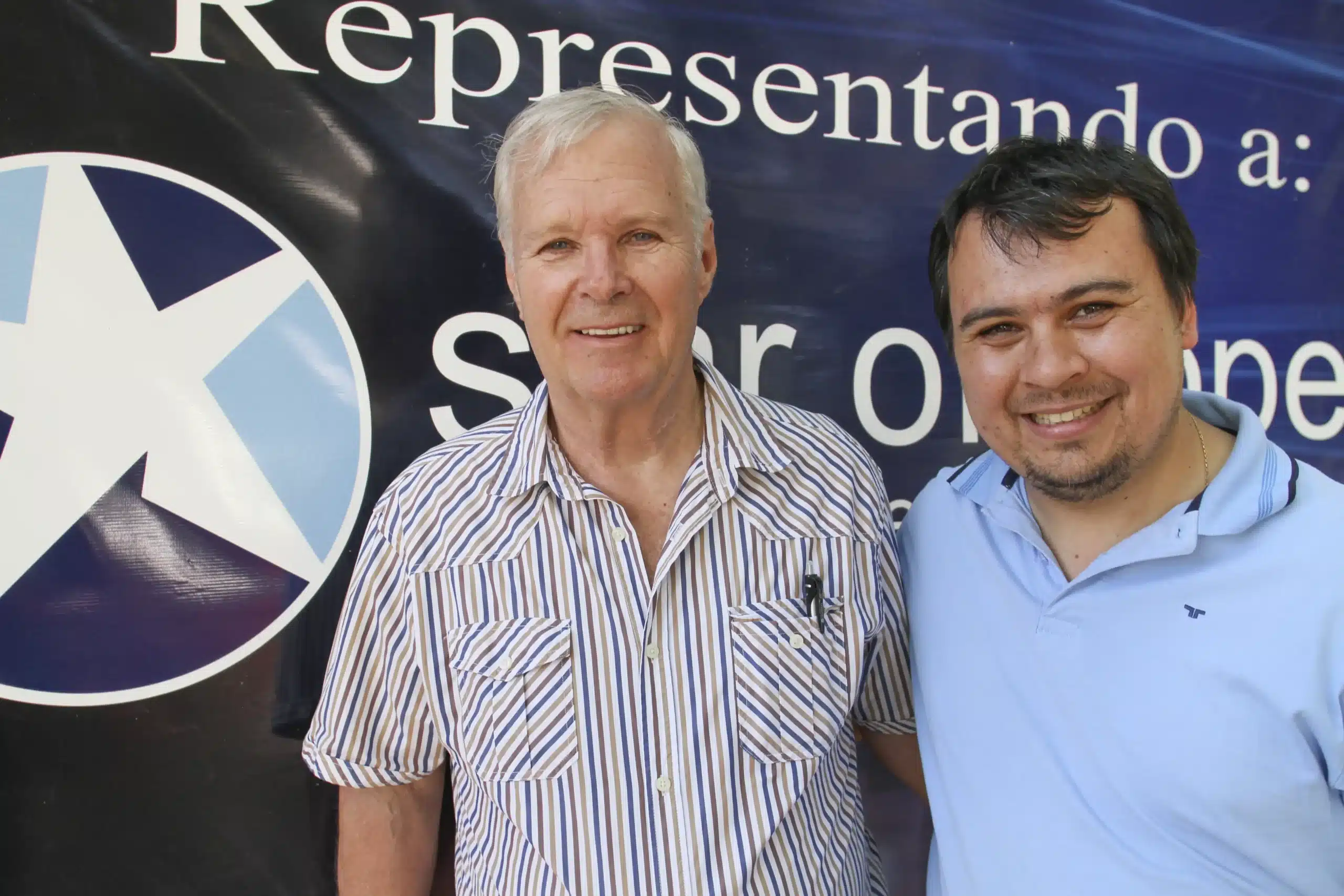 Kenth och David Johansson i Argentina.